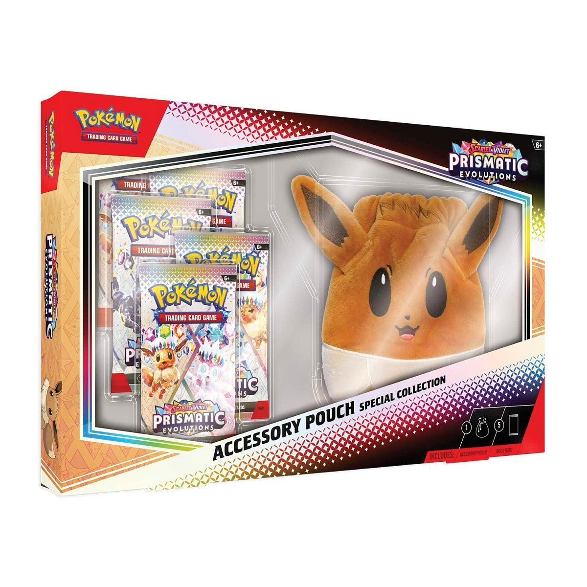 Pokémon TCG: Prismatic Evolutions Accessory Pouch Special Collection Box