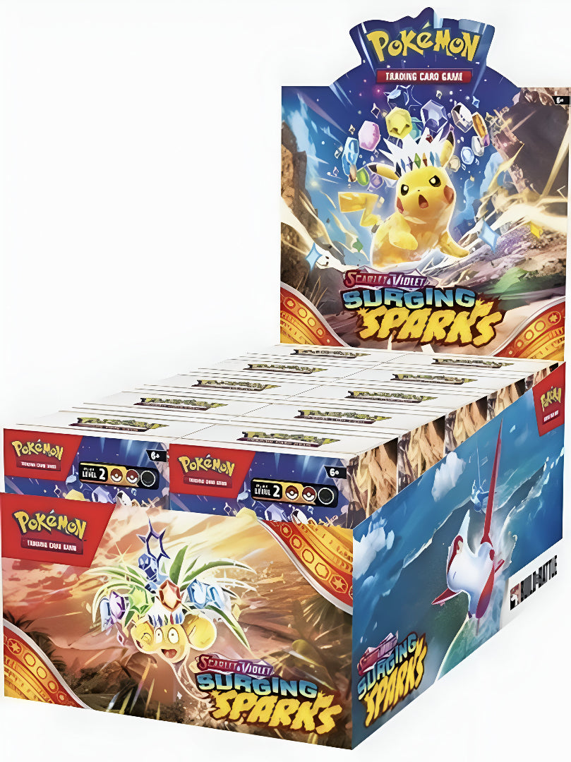 Pokemon TCG: Surging Sparks Build and Battle Kit Display Box (10 Kits) SEALED